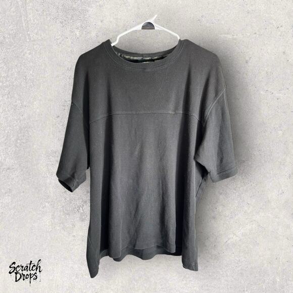 Vintage Y2K Harley-Davidson Black T-Shirt 2XL Double Sided Black Eagle Graphic - Picture 1 of 3